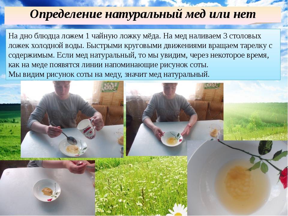 Как проверить мед на натуральность в домашних условиях: водой и блюдцем