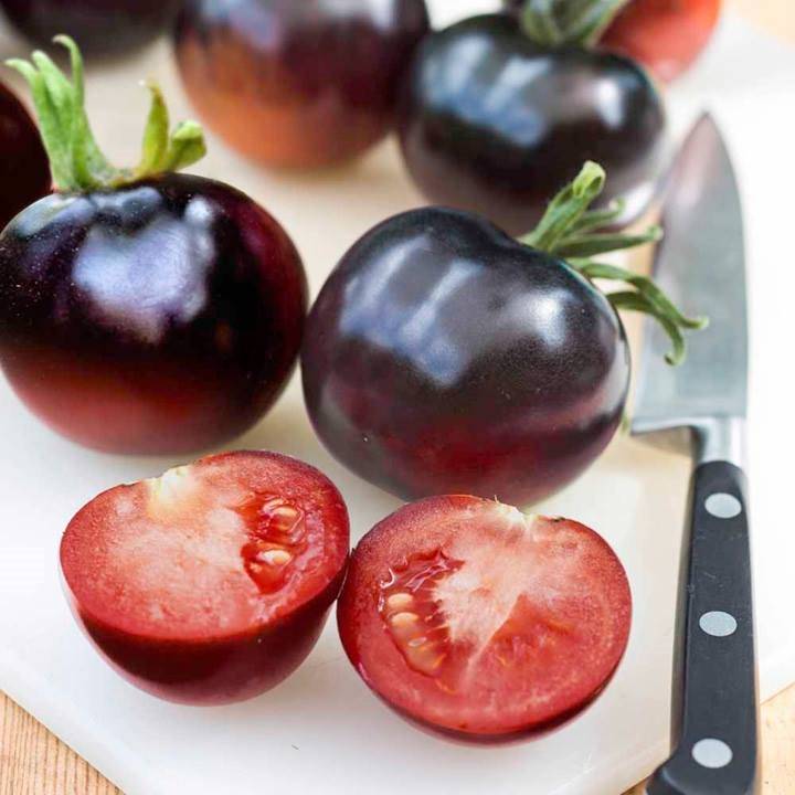 Лучшие сорта черных томатов: описания и характеристики