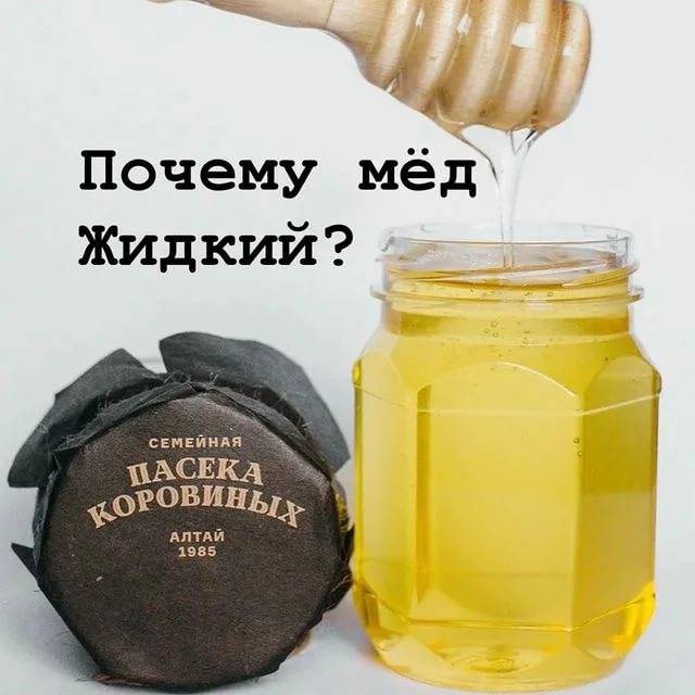 Свежий мед - жидкий или густой? мед расслоился на жидкий и густой?