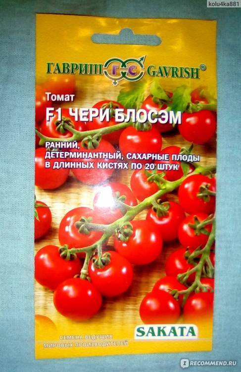 Черри блосэм: описание сорта томата, характеристики помидоров, посев