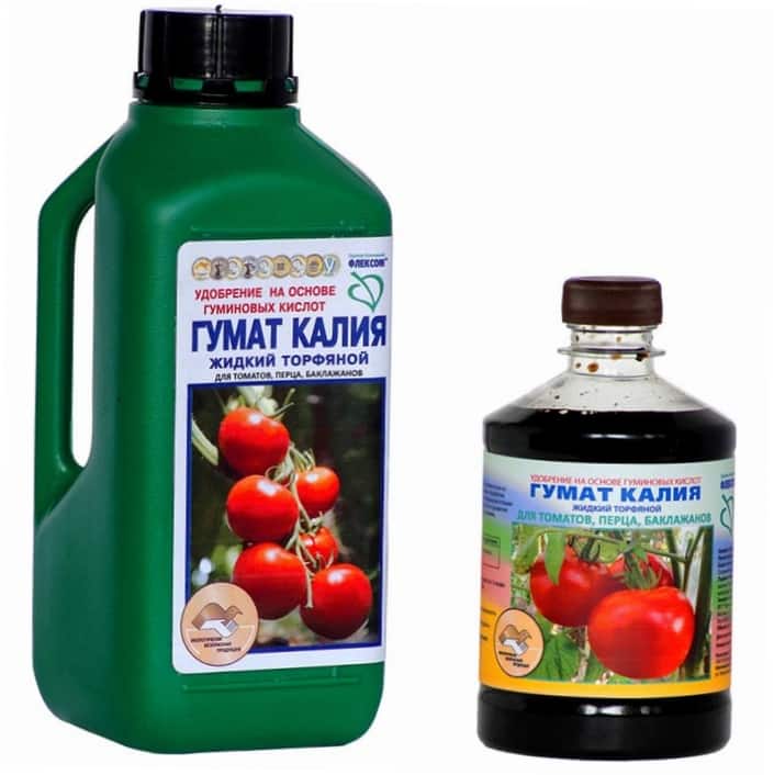 Жидкий гумат калия для томата: применение для рассады, инструкция